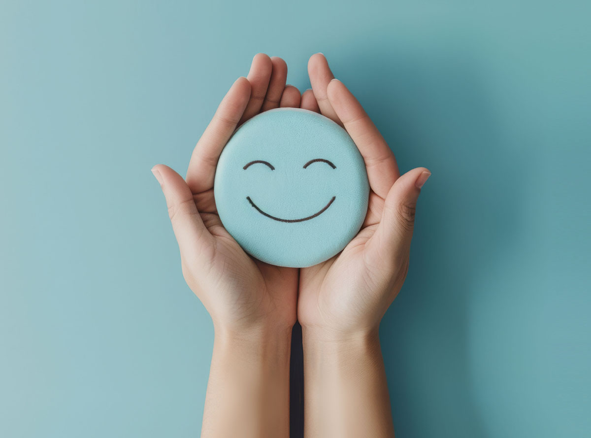Bild von einem lachenden Smiley Gesicht