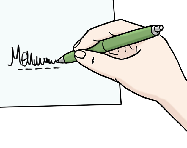 unterschrift